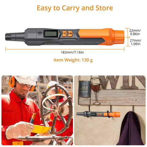 Neoteck gas leak detector pocket clip enabling safe on the go checks