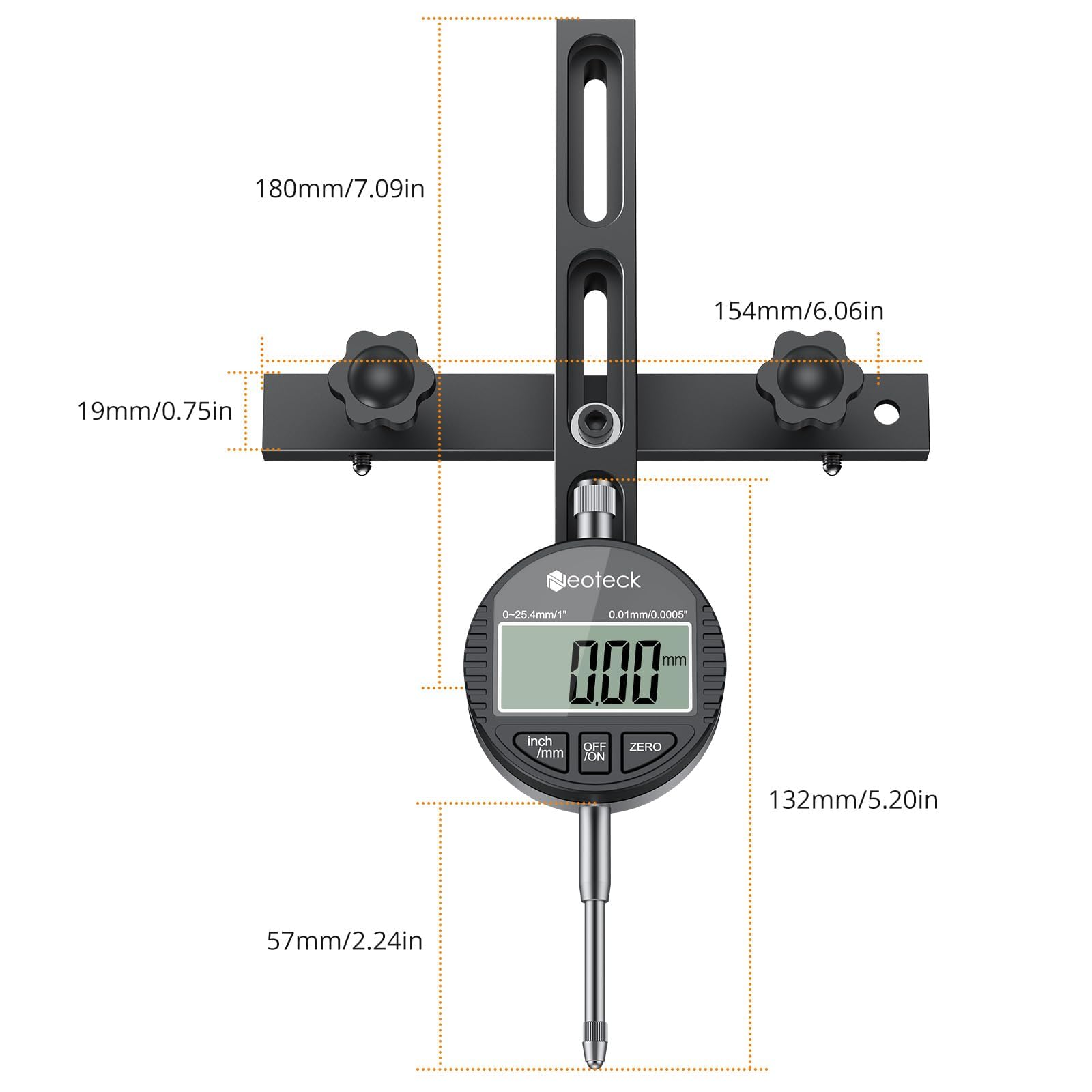 Neoteck miter-slot alignment check for accurate cuts