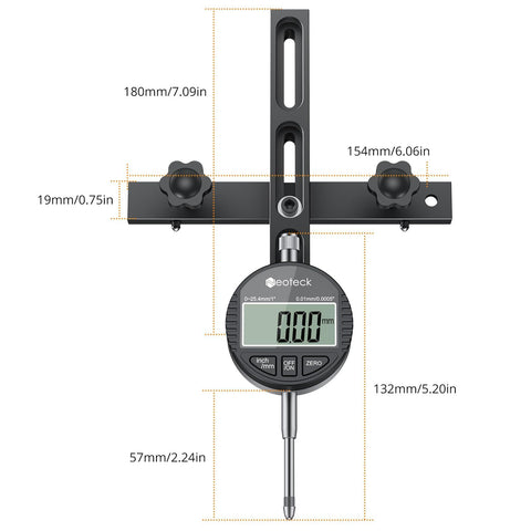 Neoteck miter-slot alignment check for accurate cuts