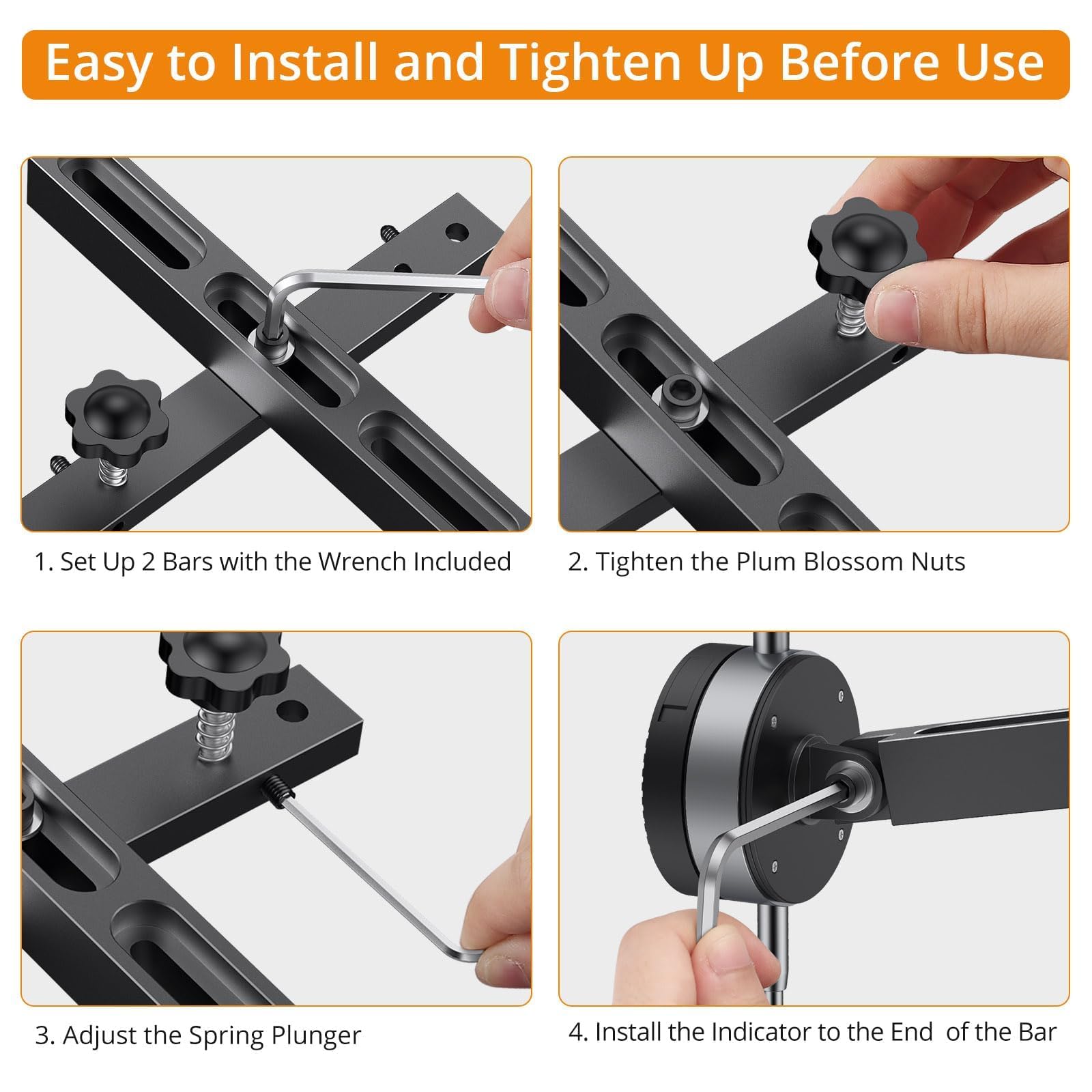 Neoteck smart bar self-adjusting design fits miter slot securely