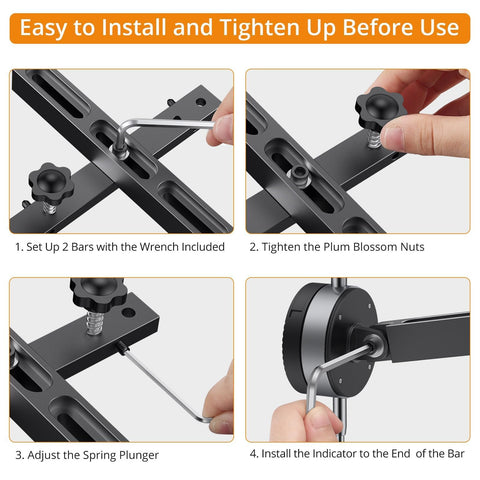 Neoteck smart bar self-adjusting design fits miter slot securely