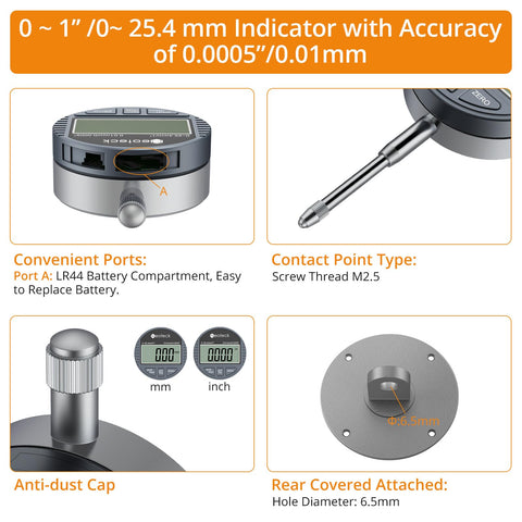 Neoteck gauge packaging with storage case protects and transports the kit.