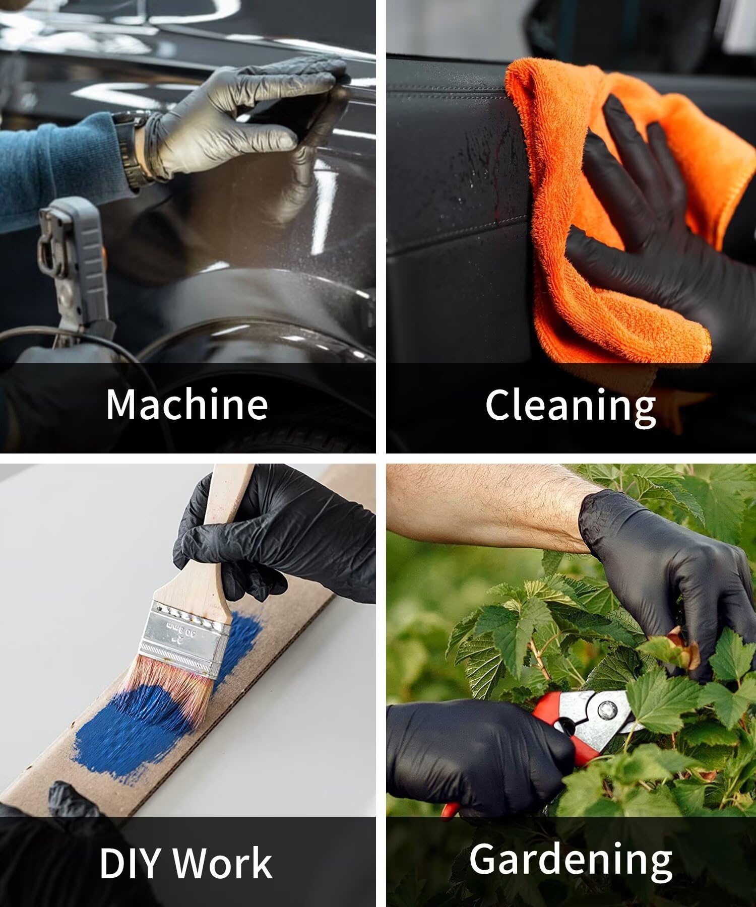 NEOTRIL ambidextrous nitrile gloves in sizes S to XL
