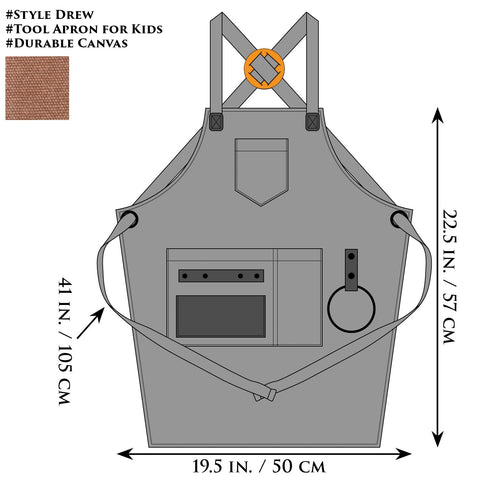 NEOVIVA apron includes towel loop for quick cleanups