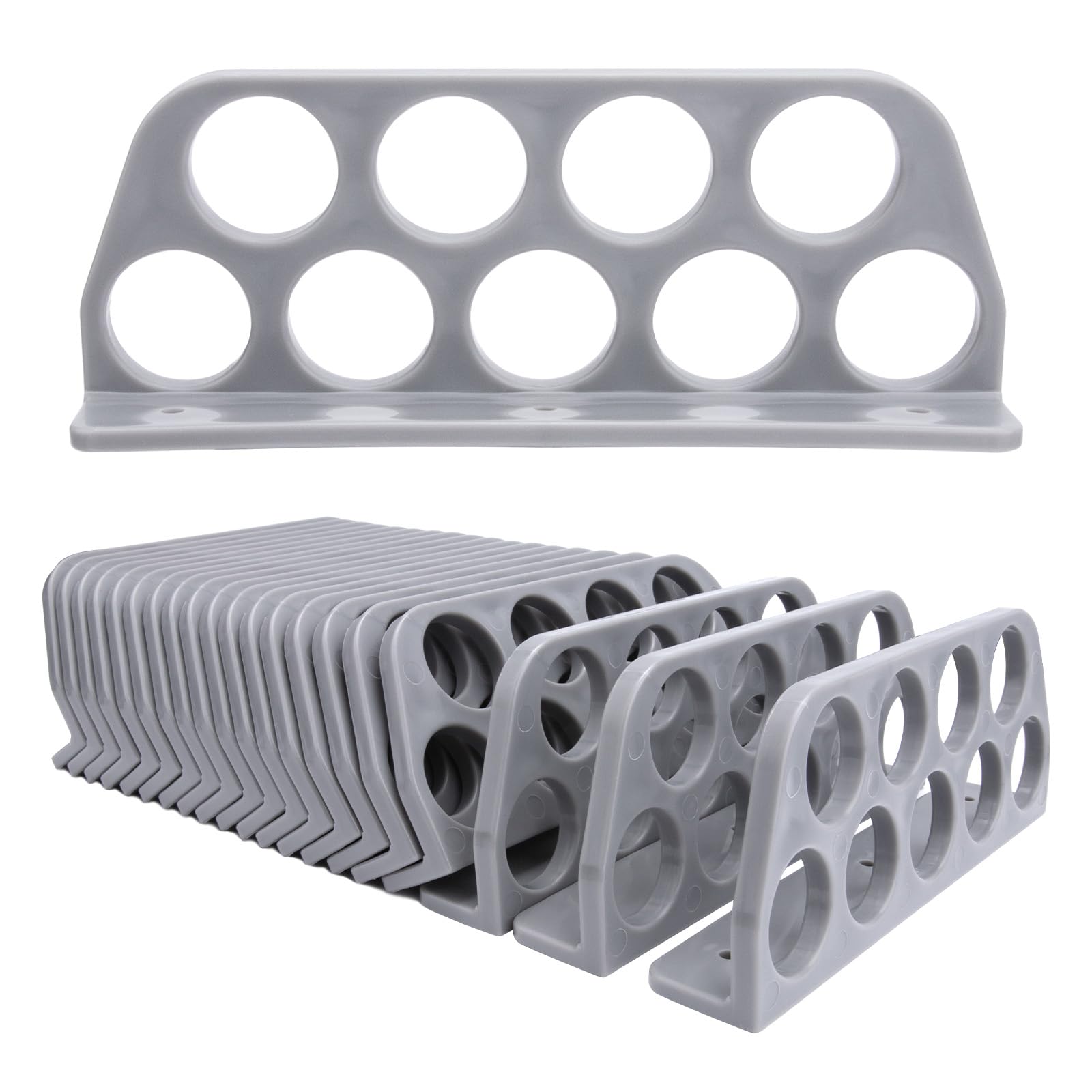 Neowah 20-pack cable chase bracket mounted on wall for tidy routing