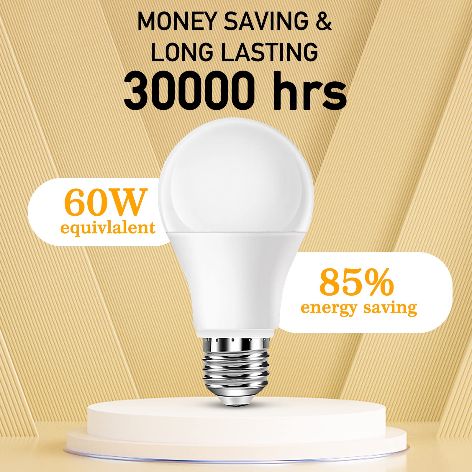 Neporal all-day comfort bulb supports working, studying, reading at home.