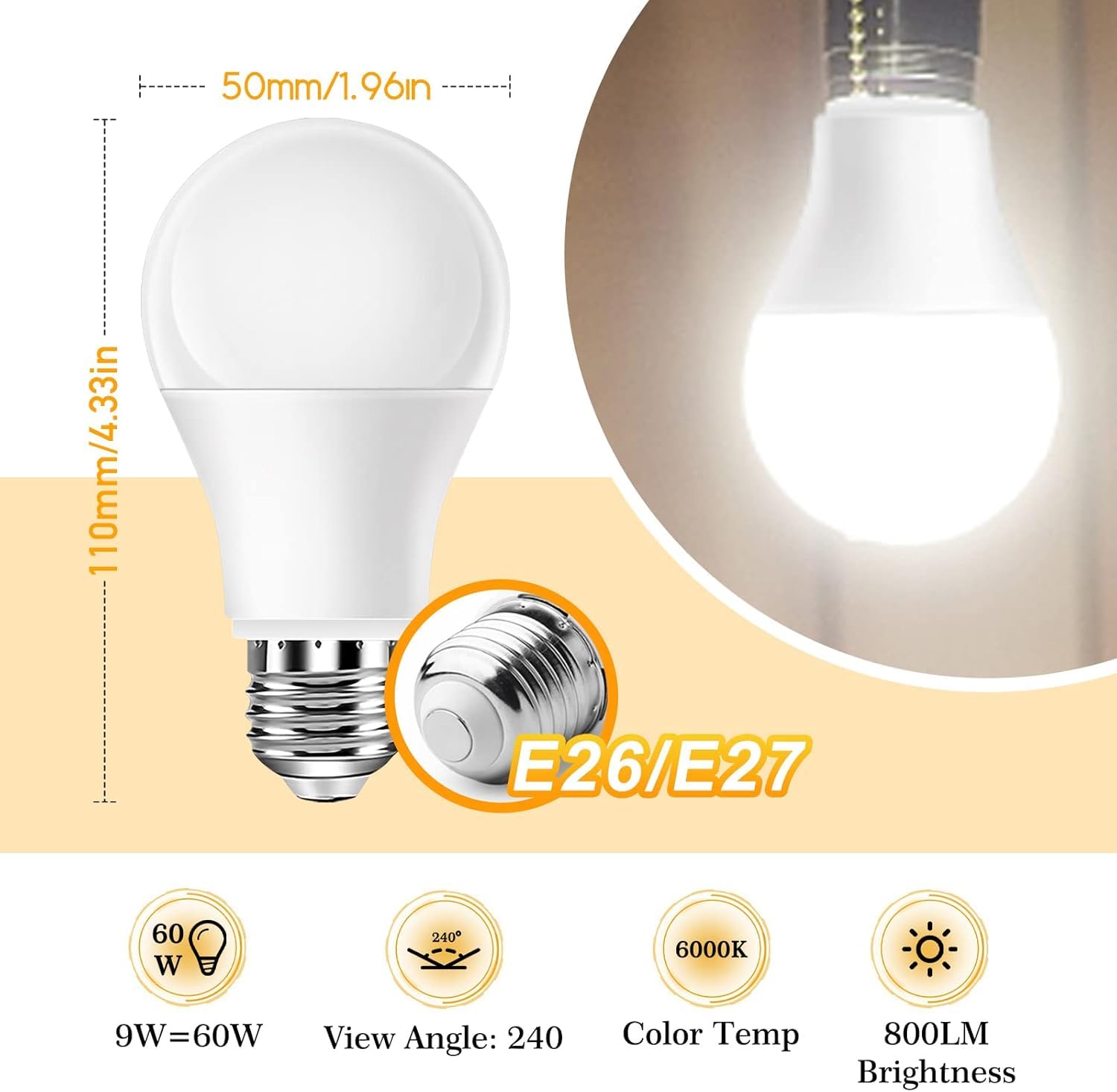 Neporal all-day comfort lighting ideal for work, study, and leisure.