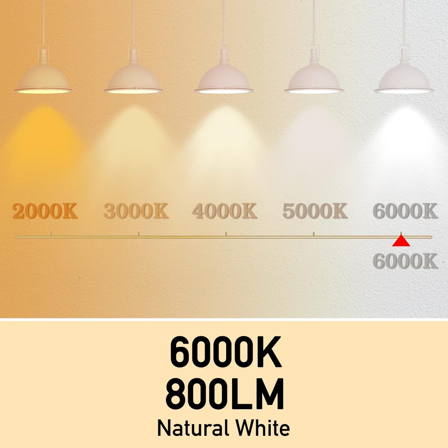 Neporal flicker-free LED bulb minimizes eye strain during long tasks.