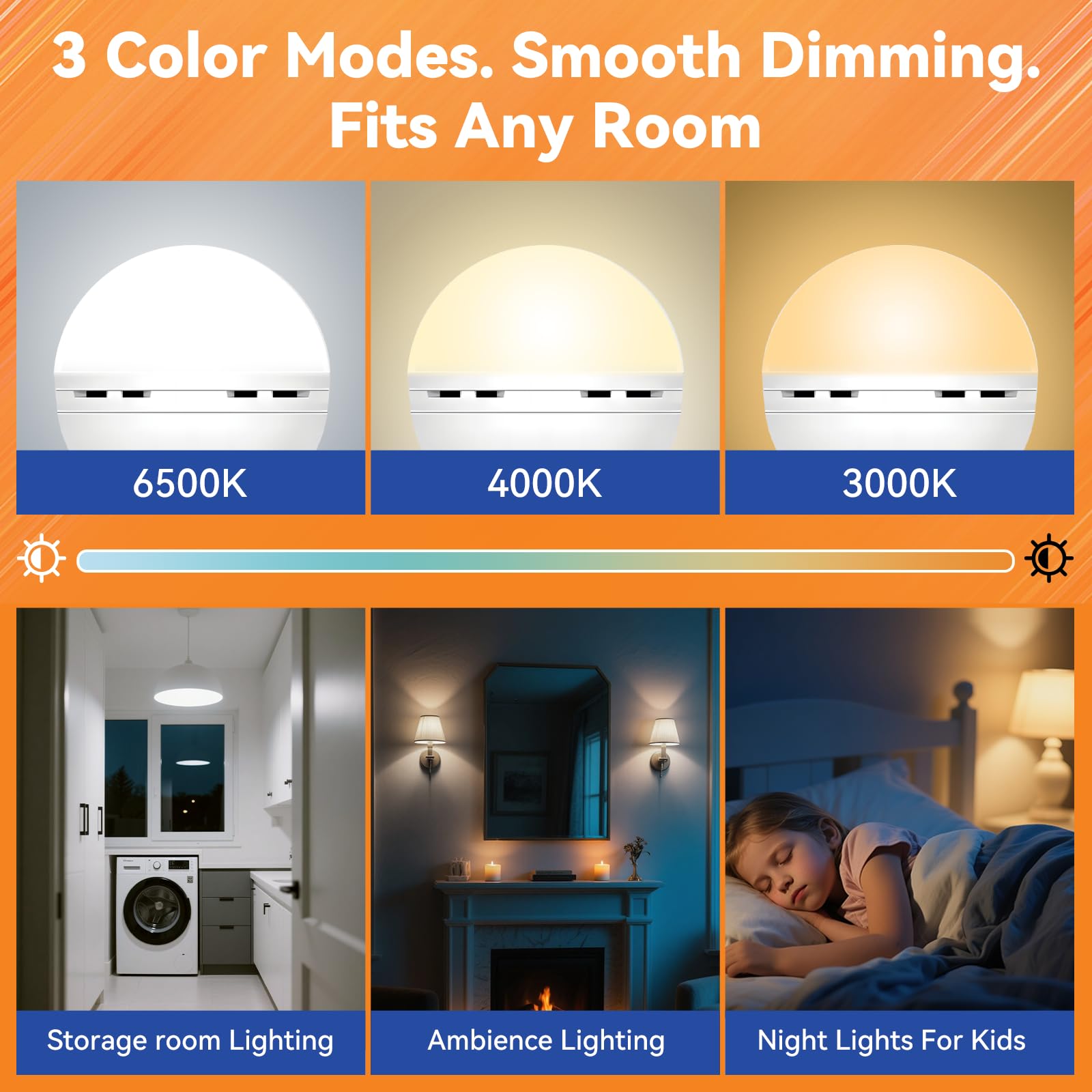 Neporal MagixPro color-temperature adjustable bulb adapts warm to cool lighting