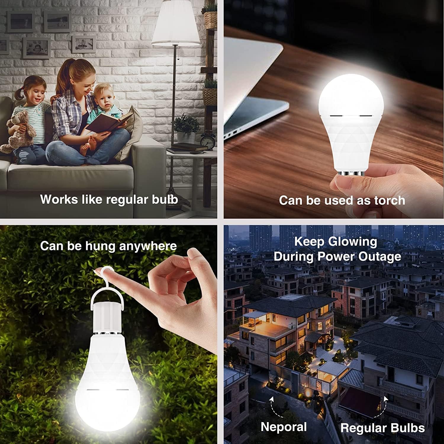 Neporal portable power cap enabling outdoor use