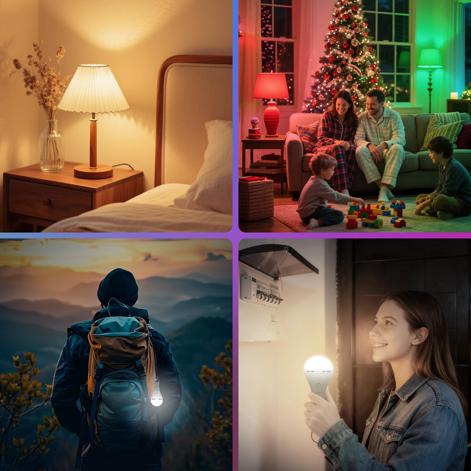 Neporal bulb memory function restores the last lighting settings