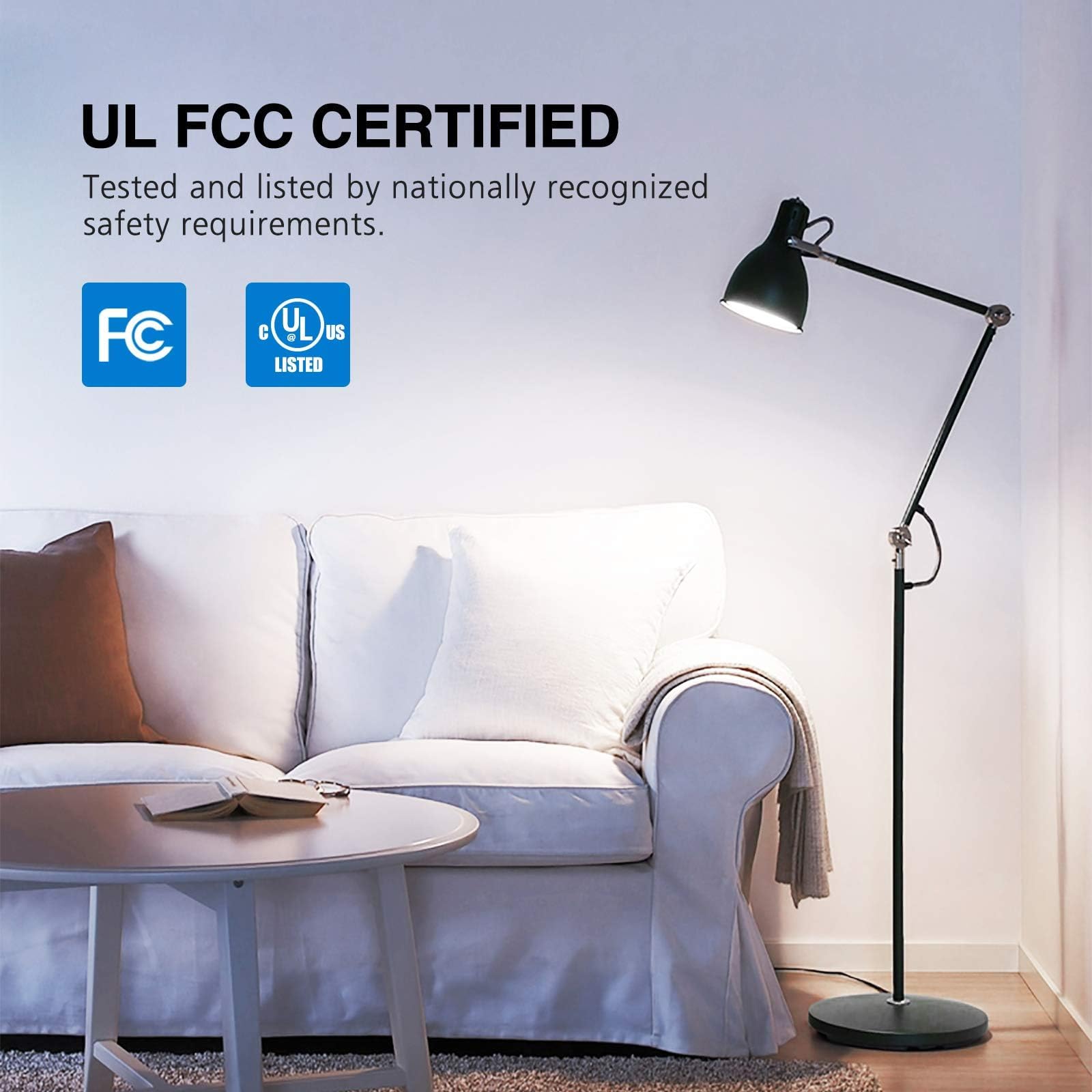 Neporal six-pack daylight bulbs for whole-home lighting upgrades.
