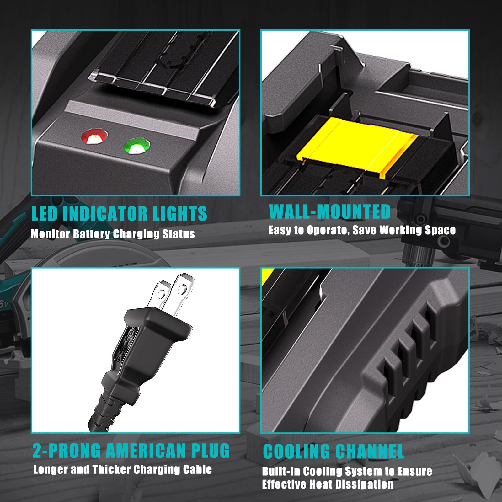 Built-in safety protections guard against overload and overheating
