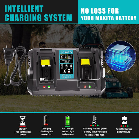 Sequential charging lets you prioritize batteries you want charged first