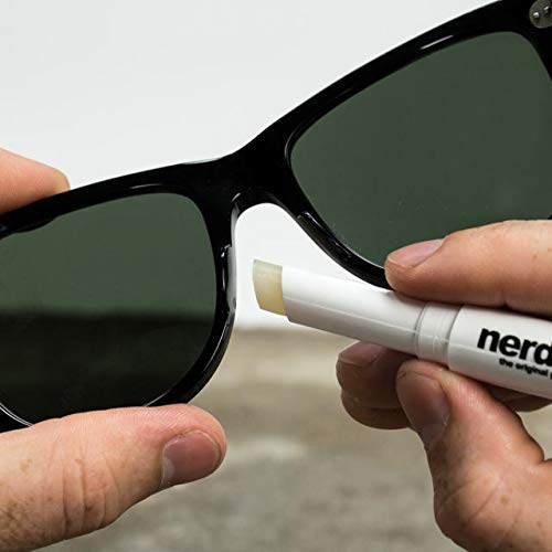 Nerdwax anti-slip eyewear keeps glasses in place during activities.