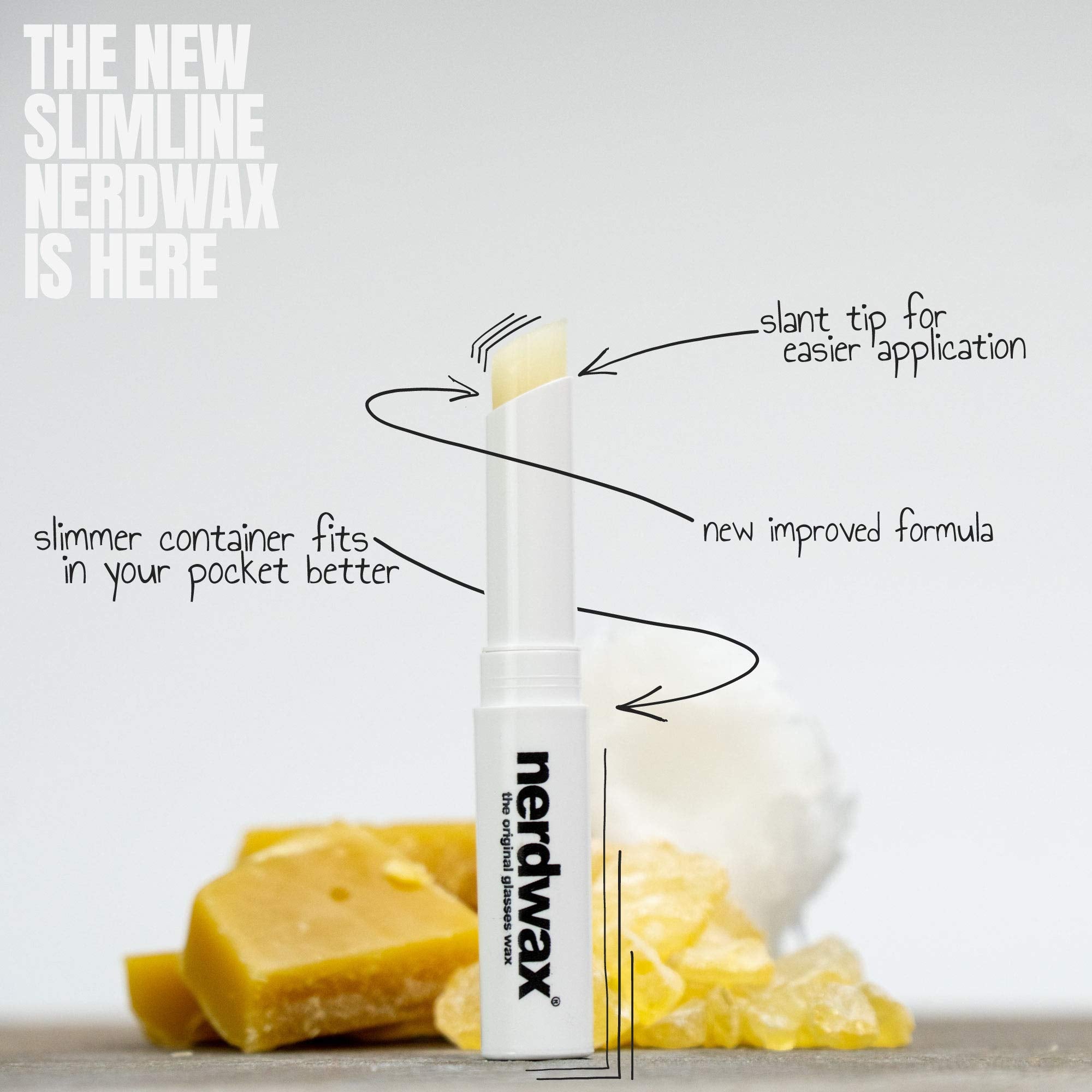 Nerdwax easy clean-apply promotes quick refresh between uses.