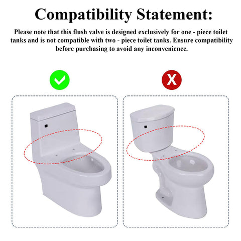 Nereusfwater compatible with Toto and American Standard for versatile repair