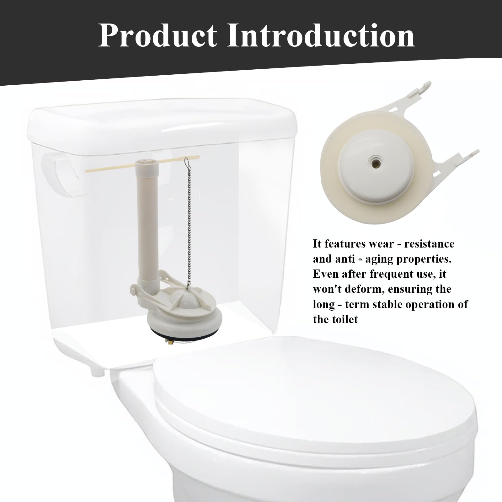 Nereusfwater chain included for secure flush linkage ensuring consistent operation