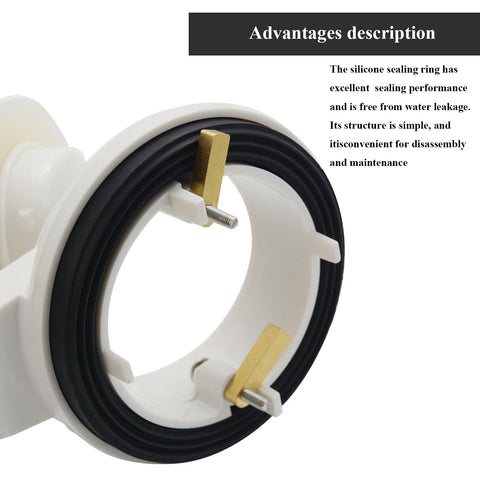 Nereusfwater rubber seal provides a tight seal to prevent leaks and waste