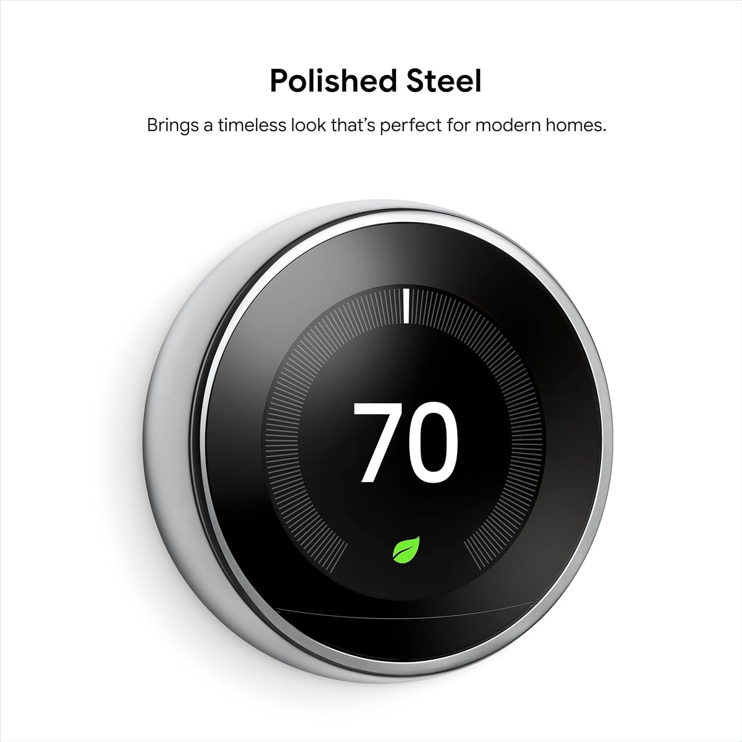 Nest Learning Thermostat eco temperature feature supports energy-conscious comfort