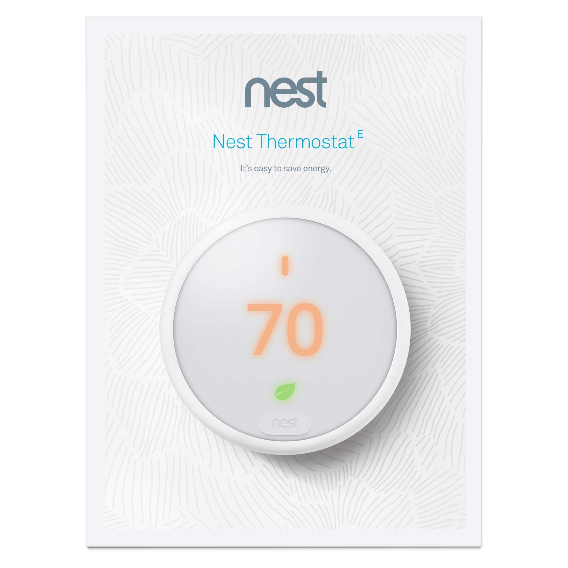 Nest Thermostat E wall-mount installation demonstrates quick setup.