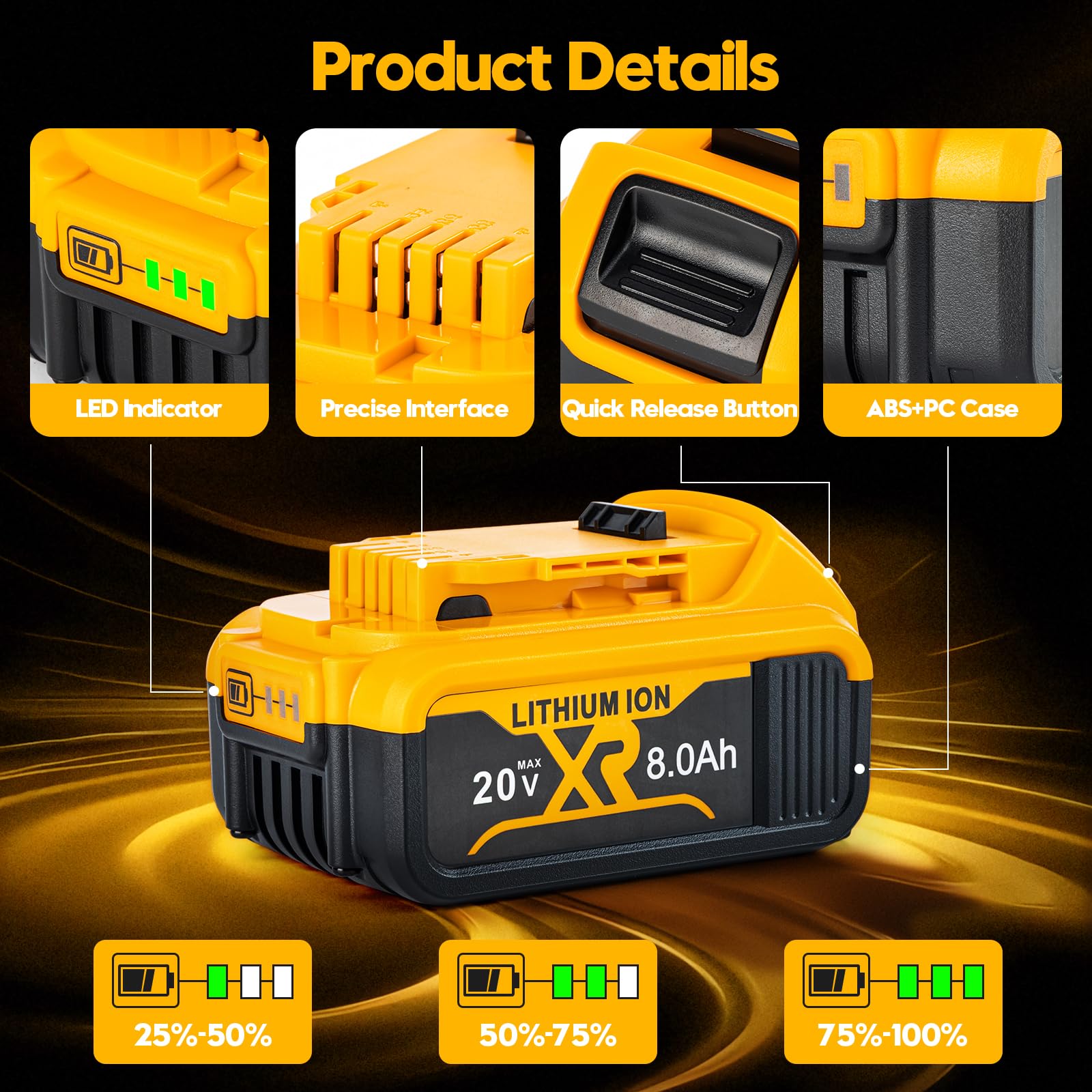 NestEase compatible with Dewalt 20V tools such as drills and saws.