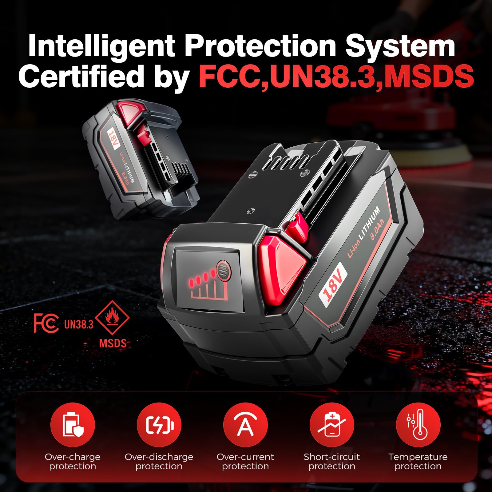 NestEase battery safety labels reflect certified safety and reliable performance.