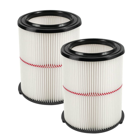 Netezza replacement filter for Craftsman 38754, front view, traps debris for a cleaner vacuum