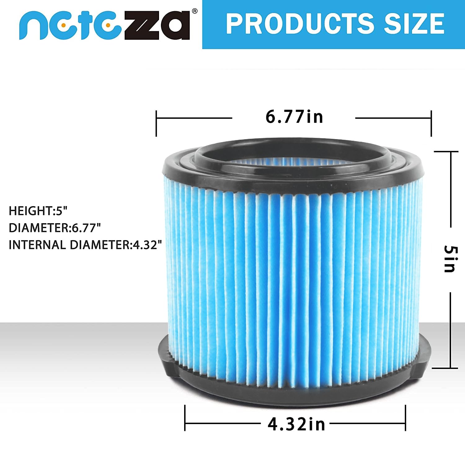 Netezza VF3500 dimensions 7.7 by 6.7 by 4.9 inches for a precise fit.