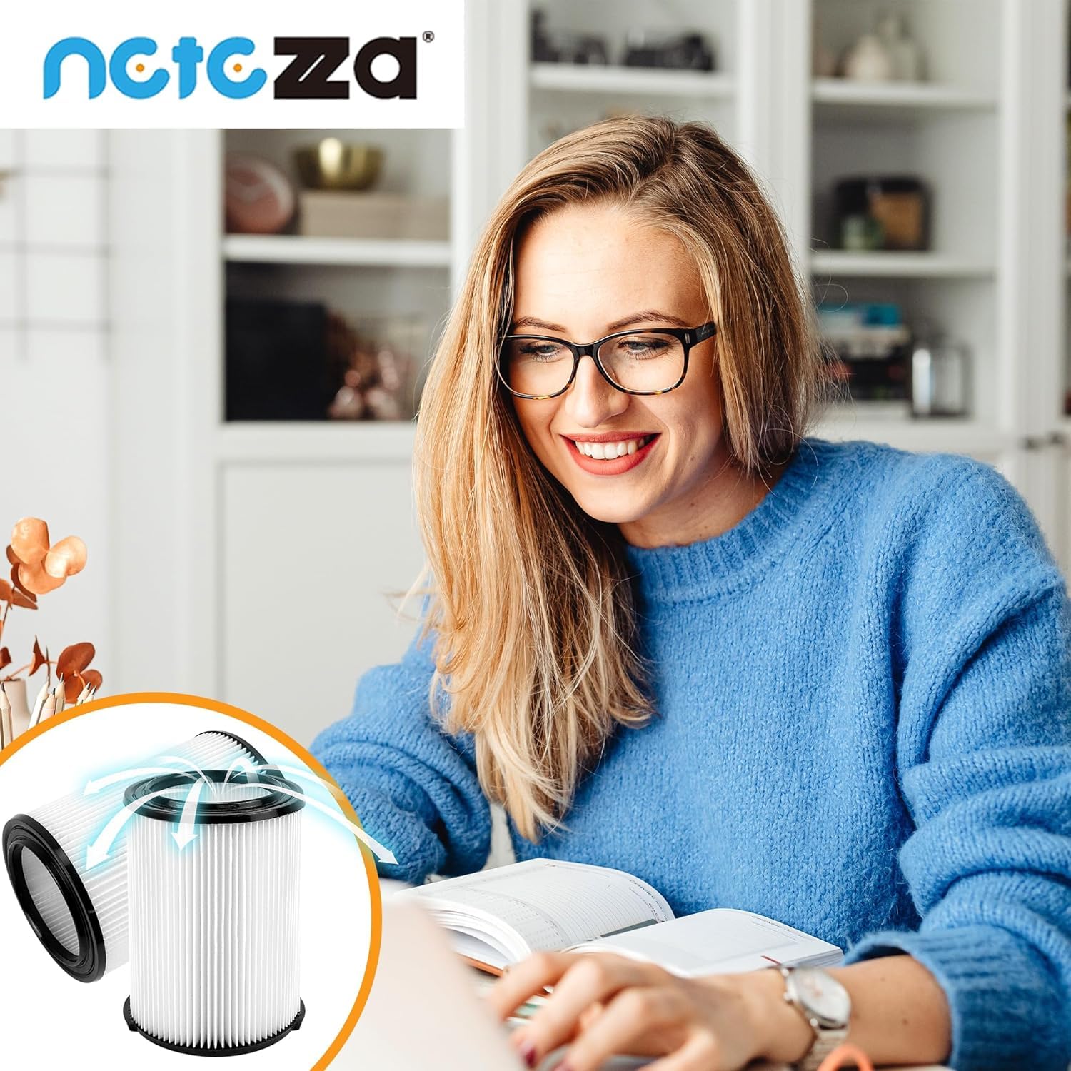 Garage cleanup using Netezza VF4000 kit for efficient vacuuming