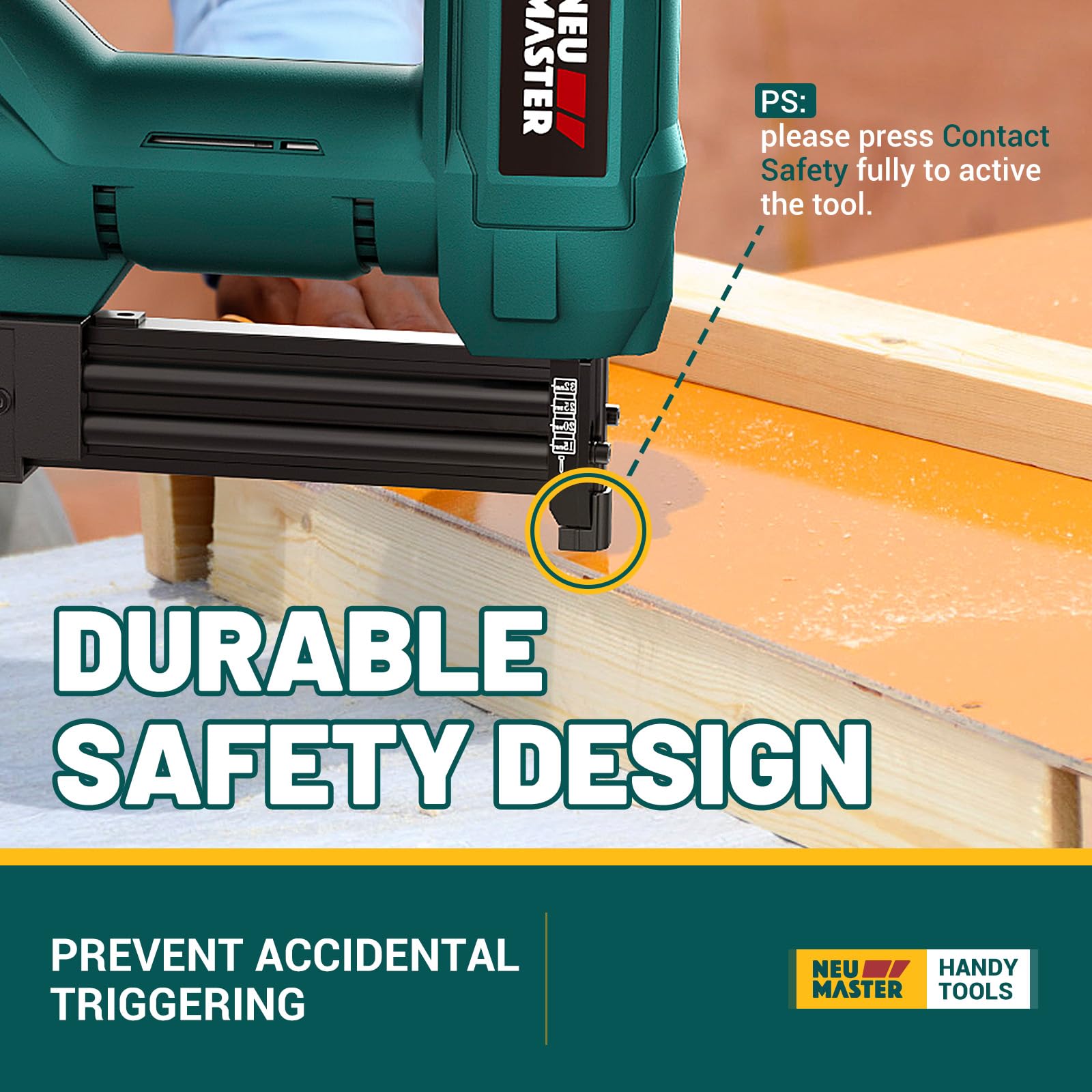 NEU MASTER 2-in-1 nail and staple driver for versatile projects