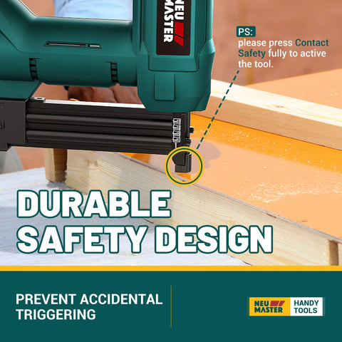 NEU MASTER 2-in-1 nail and staple driver for versatile projects