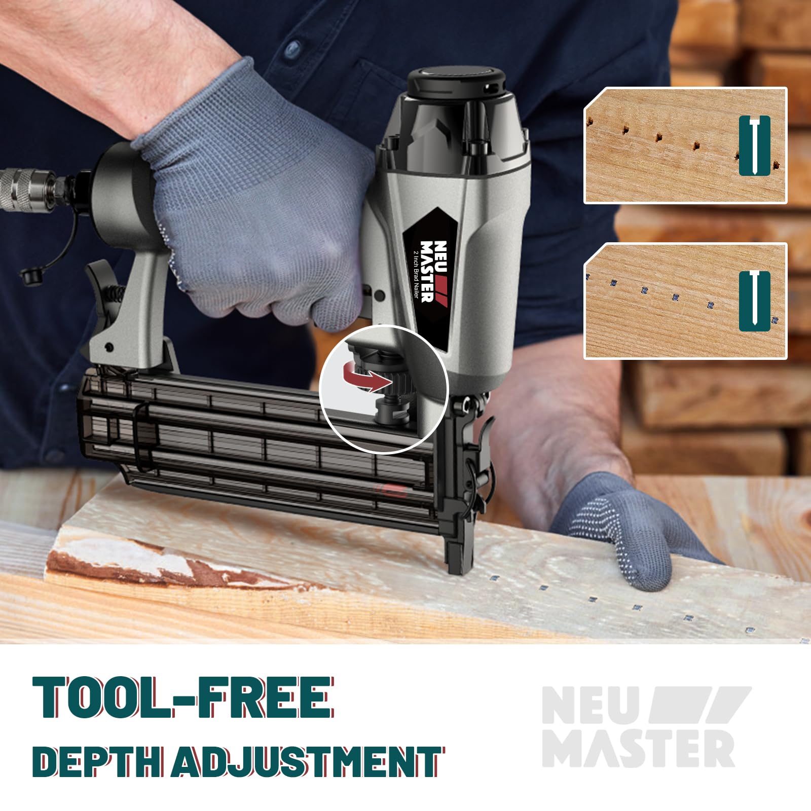 NEU MASTER oil bottle for easy lubrication and smoother operation.