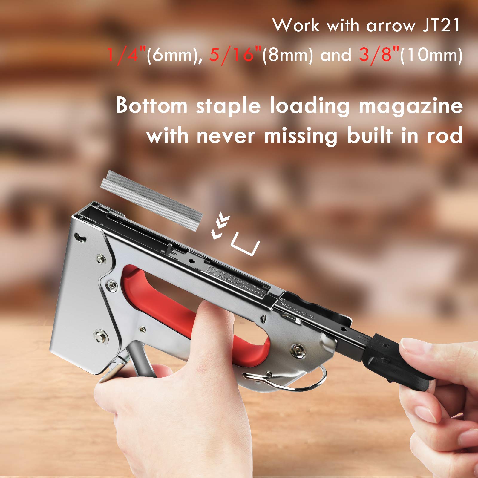 NEU MASTER ergonomic handle enables smooth, fatigue-free operation.