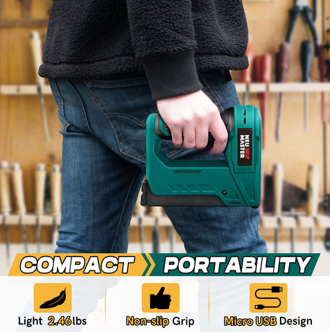 NEU MASTER NTC0070 with USB charger and cable enables convenient charging anywhere.