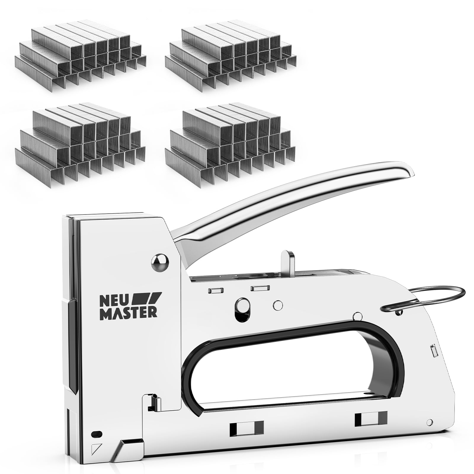 NEU MASTER staple gun with all-steel body for durable upholstery projects