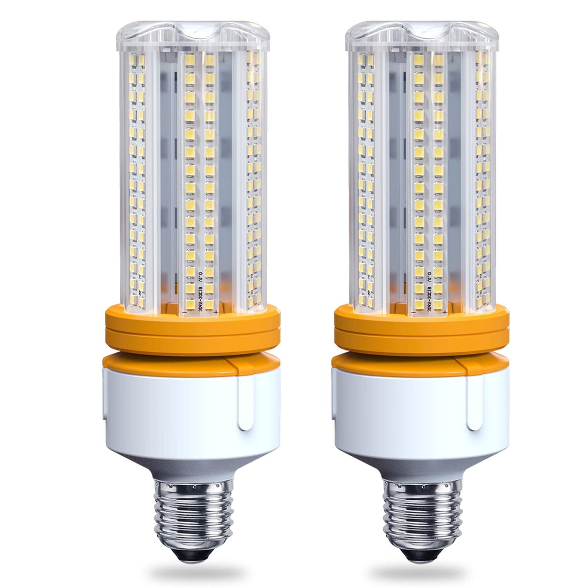 New Sunshine 2 pack 60W corn light front view with bright daylight output