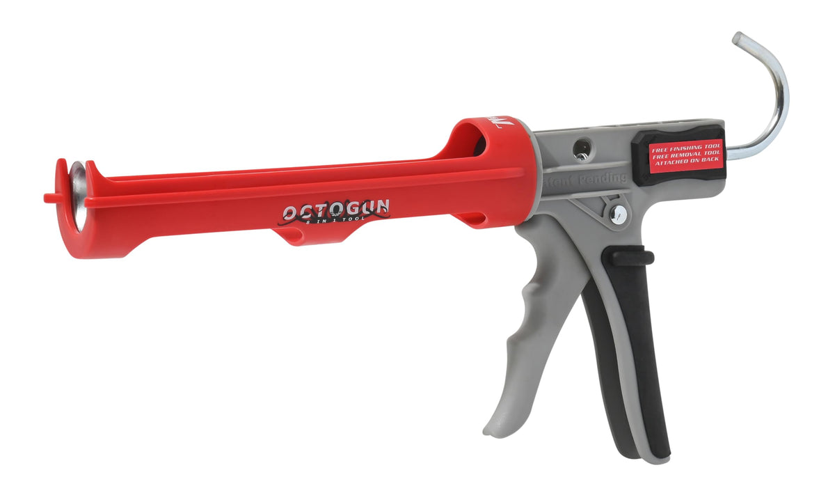 Newborn Octogun 208D demonstrates drip-free caulking for clean beads.
