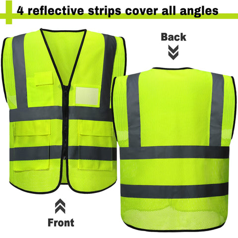 Newcotte 40-pack safety vest reflective strips for all-around visibility