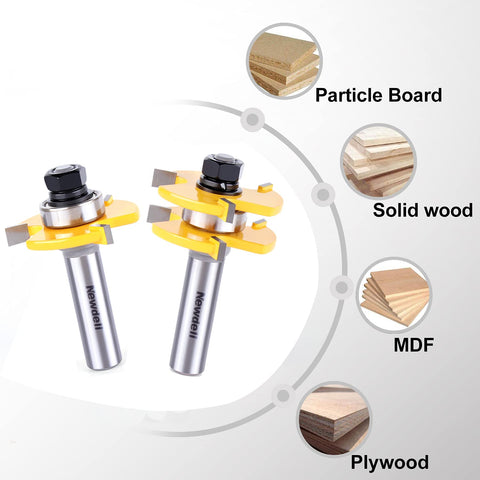 Newdeli hardened-steel 2-piece woodworking kit built for durability.