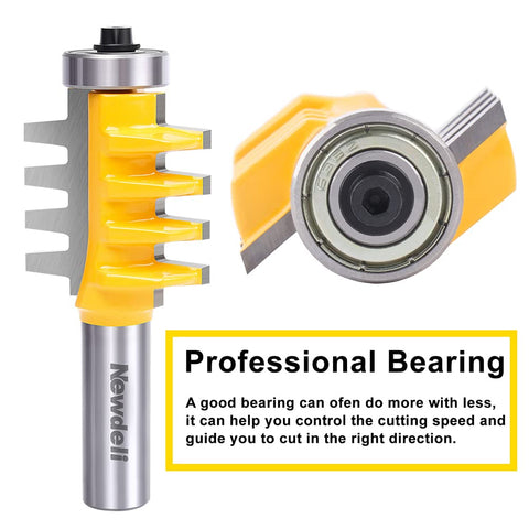Newdeli joinery router bit for doors and frames delivering durable mortises.