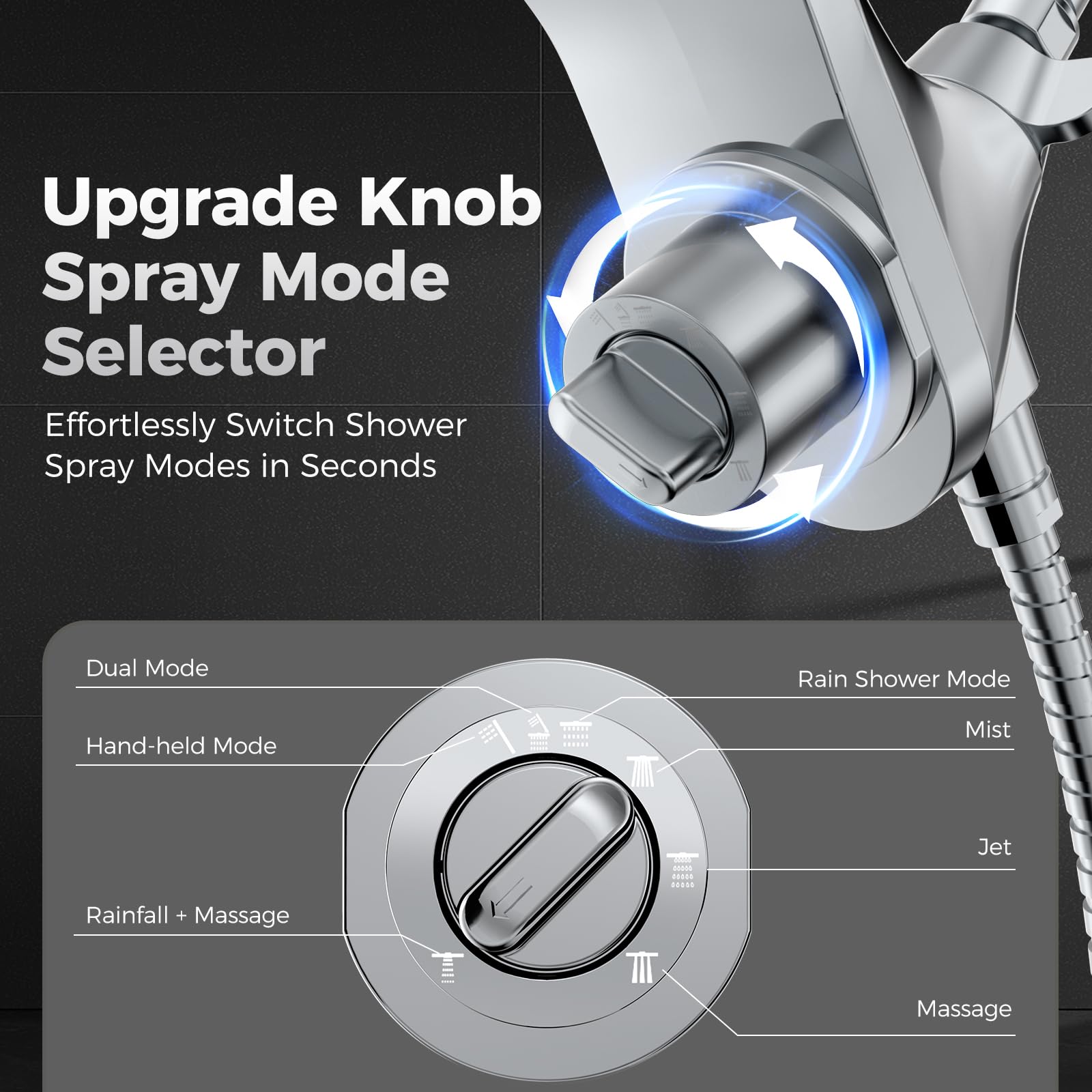 Newfinde magnetic docking system keeps the handheld securely in place.
