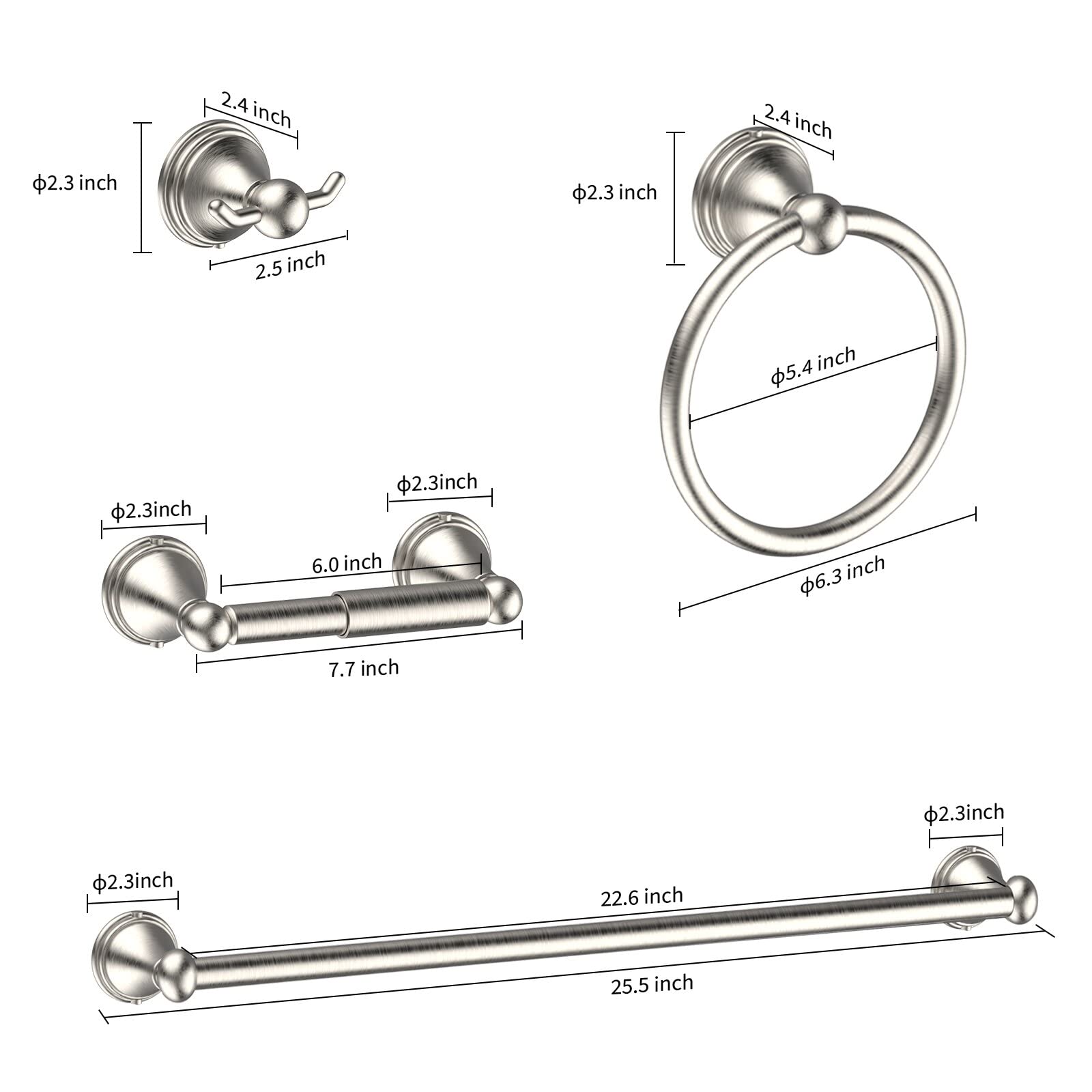 Newfun brushed nickel paper towel holder simplifies kitchen cleanup