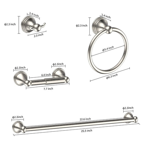 Newfun brushed nickel paper towel holder simplifies kitchen cleanup