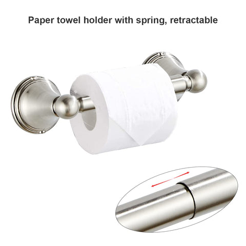 Newfun smooth brushed nickel surface resists snags and feels gentle on skin