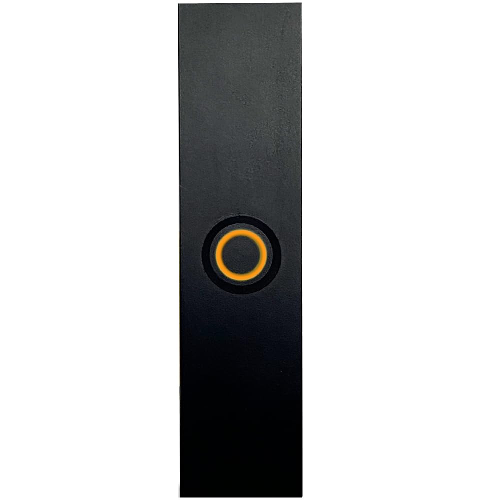 Newhouse Hardware lighted wired doorbell button with LED improves night visibility for guests.