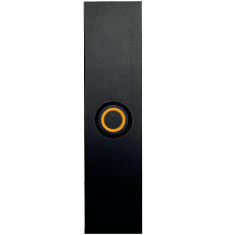 Newhouse Hardware lighted wired doorbell button with LED improves night visibility for guests.