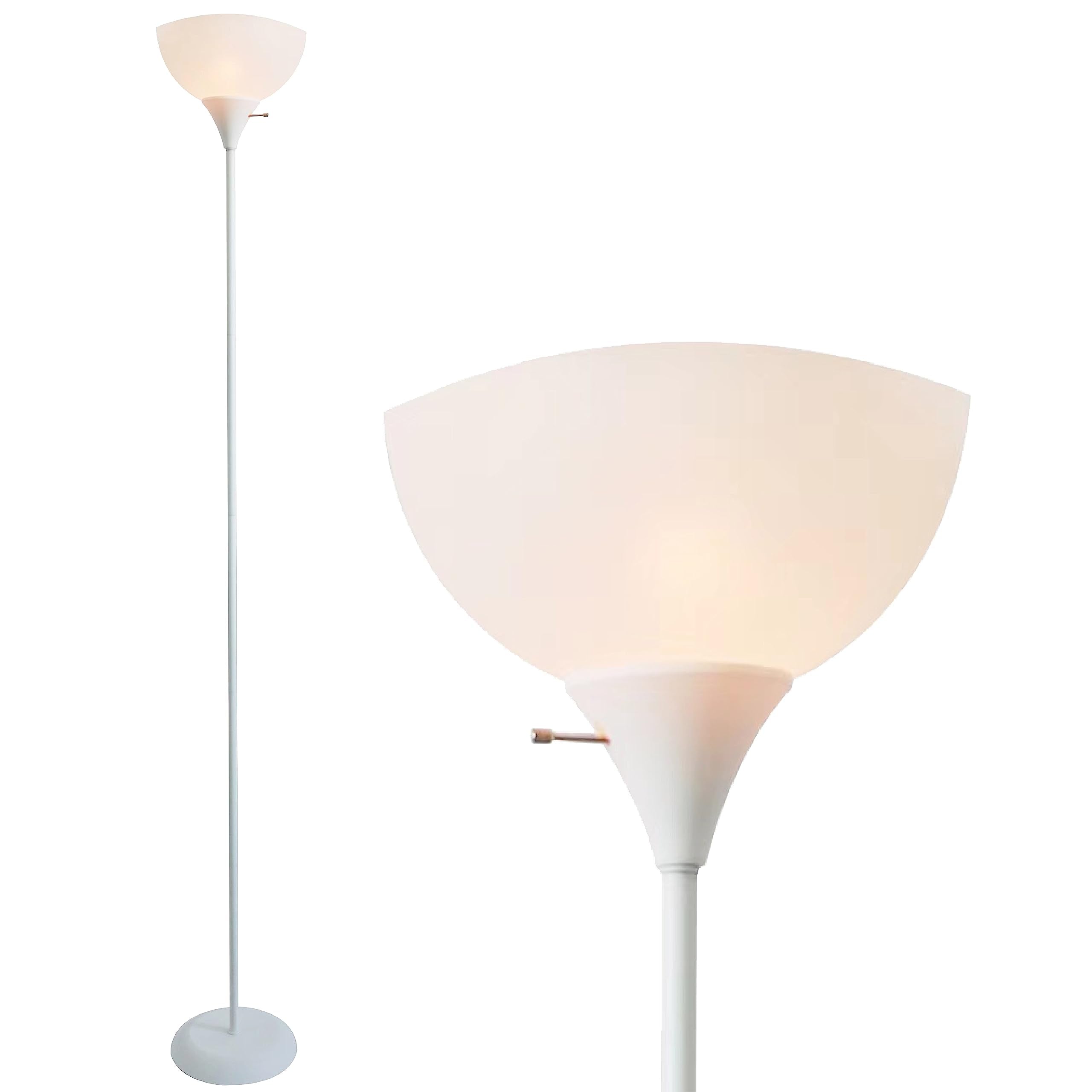 Newhouse Lighting Joey 71-inch floor lamp lighting a room for living spaces