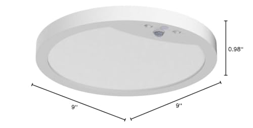 NEWKAZ motion ceiling light 2-pack ready for hallway upgrade