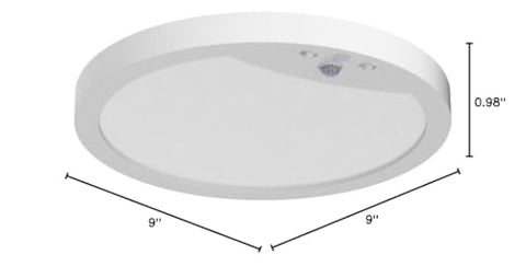 NEWKAZ motion ceiling light 2-pack ready for hallway upgrade